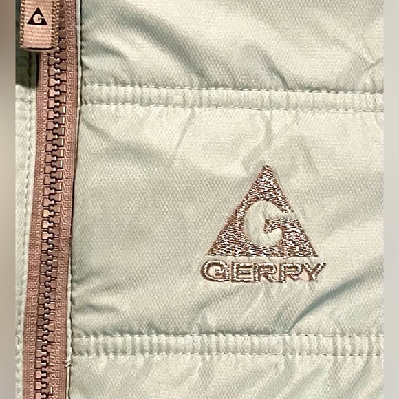 Gerry Girls 5/6 Insulated Snow Puffer Winter Jacket Light Aqua Blue Zip Up - Picture 4 of 8